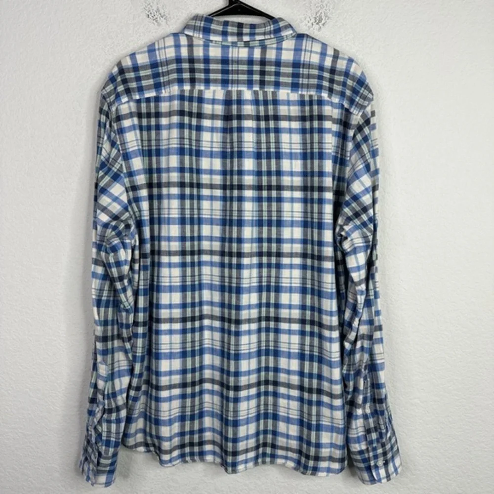 J.Crew Shirt Mens‎ XL Plaid Long Sleeve Slim Button Down Homespun Preppy Casual